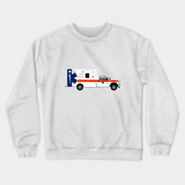Ossining Volunteer Ambulance Corps Ambulance Crewneck Sweatshirt by BassFishin